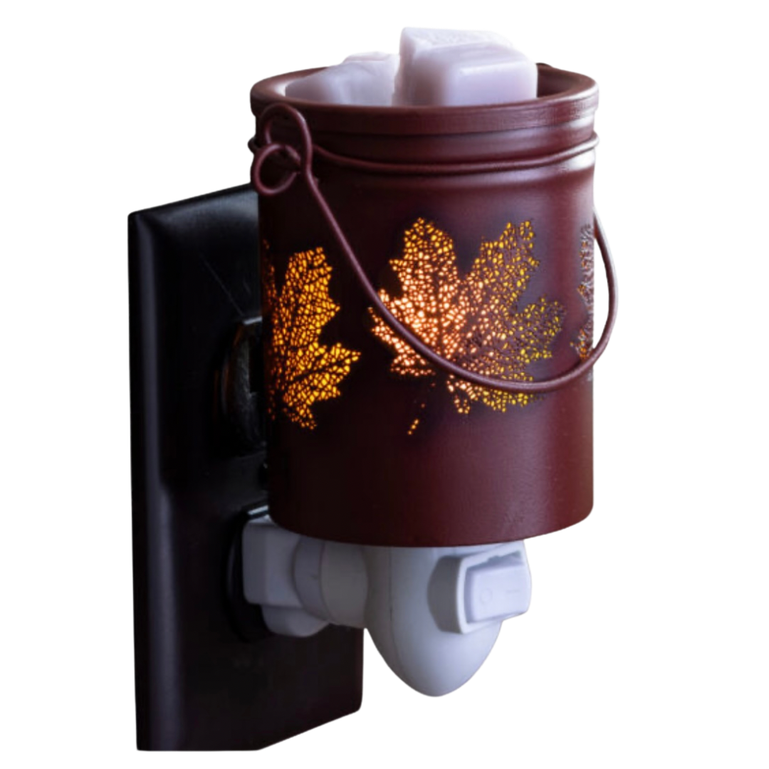 Fall leaves plug in wax melter