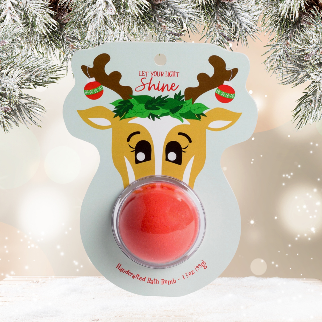  Rudolph bath bomb ornament